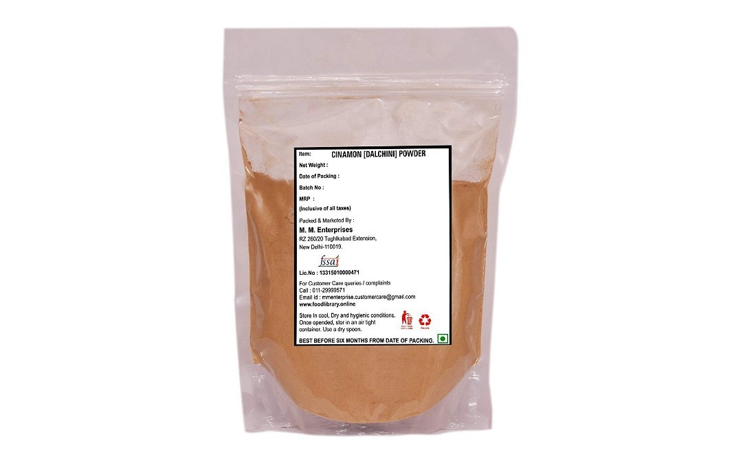 Food Library Natural Cinnamon (Dalchini) Powder   Pack  200 grams